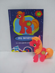 Size: 1200x1600 | Tagged: safe, big macintosh, earth pony, pony, blind bag, collector card, irl, male, photo, stallion, toy