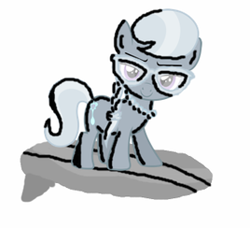 Size: 268x244 | Tagged: safe, edit, silver spoon, ms paint, silver surfer, solo