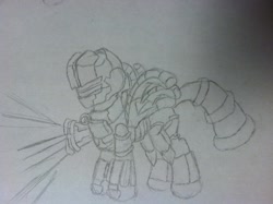 Size: 1024x764 | Tagged: safe, artist:subjectsigma77, oc, oc only, pony, dead space