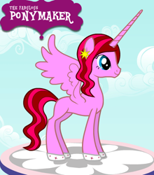 Size: 466x530 | Tagged: safe, oc, oc only, alicorn, pony, pony creator, alicorn oc, pony maker, princess