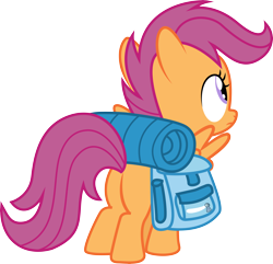 Size: 10795x10387 | Tagged: safe, derpibooru import, scootaloo, absurd resolution, mega absurd res, plot, simple background, solo, transparent background, vector