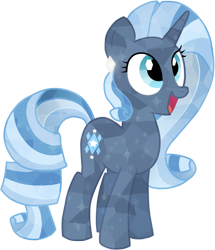 Size: 927x1078 | Tagged: safe, artist:decprincess, derpibooru import, oc, oc only, oc:neuge, crystal pony, pony, solo