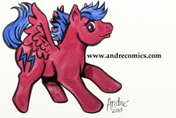 Size: 1024x683 | Tagged: safe, artist:andrepaploo, derpibooru import, firefly, pony, g1, mane