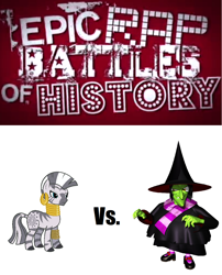 Size: 962x1192 | Tagged: safe, zecora, zebra, banjo kazooie, epic rap battles of history, gruntilda