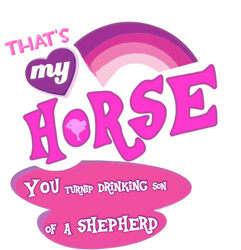 Size: 576x598 | Tagged: safe, derpibooru import, edit, ed edd n eddy, ed edd n'eddy thread, logo, logo edit, meme, rolf, that's my horse