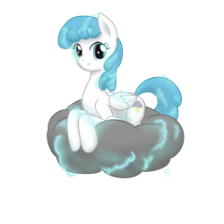 Size: 2000x2000 | Tagged: safe, artist:etiluos, derpibooru import, lightning bolt, white lightning, pegasus, pony, cloud, female, lightning, mare, solo