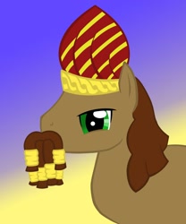 Size: 1054x1264 | Tagged: safe, artist:aqnichols, derpibooru import, babylon, hammurabi, history, mesopotamia, ponified, solo