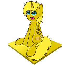 Size: 1000x1000 | Tagged: safe, artist:scramjet747, derpibooru import, oc, oc only, oc:ticket, alicorn, pony, alicorn oc, simple background, solo, transparent background