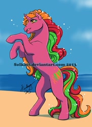 Size: 544x751 | Tagged: safe, artist:solkatt, derpibooru import, g1, hula hula, sail away, solo