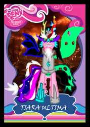 Size: 427x599 | Tagged: safe, oc, oc only, pony, tiara ultima, trading card