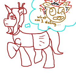 Size: 512x512 | Tagged: safe, artist:voltrathelively, damara megido, homestuck, ponified, rufioh nitram