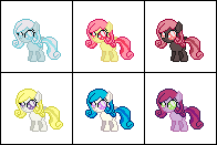 Size: 196x131 | Tagged: safe, artist:banditmax201, oc, oc:snowdrop, pixel art, pokémon, ponymon, shiny, sprite, tiny