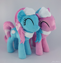 Size: 2576x2656 | Tagged: safe, artist:zizzaz, derpibooru import, aloe, lotus blossom, irl, photo, plushie