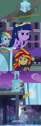 Size: 320x960 | Tagged: safe, derpibooru import, equestria girls, clothes, comic, female, spanish