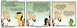 Size: 1280x469 | Tagged: safe, artist:pony-berserker, dragon, comic, cruel, dilbert, moral, ponified, reality ensues, the dilbert zone