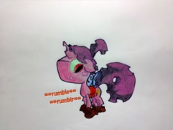 Size: 1280x960 | Tagged: safe, oc, oc only, changeling, pony, red changeling