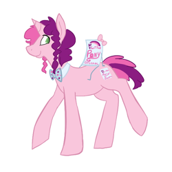 Size: 600x600 | Tagged: safe, artist:mt, oc, oc only, oc:marker pony, bow, bowtie, mlpg, rule 63