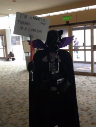 Size: 3264x2448 | Tagged: safe, derpibooru import, bronycon, cosplay, darth vader, irl, photo, star wars