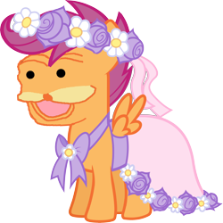 Size: 2850x2852 | Tagged: safe, derpibooru import, scootaloo, clothes, dress, solo, spurdo spärde