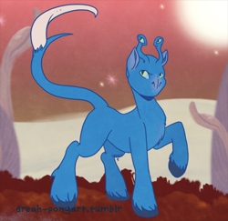 Size: 576x560 | Tagged: safe, artist:dreah, derpibooru import, alien, 30 minute art challenge, andalite, animorphs, aximili-esgarrouth-isthill, ponified