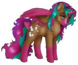 Size: 600x500 | Tagged: safe, artist:sugarcup, derpibooru import, oc, oc only, alicorn, pony, g1, alicorn oc, solo