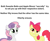 Size: 485x401 | Tagged: safe, derpibooru import, apple bloom, sweetie belle, hilarity ensues, text