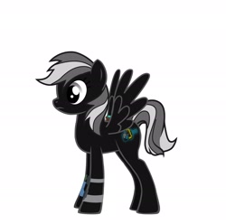 Size: 2220x2204 | Tagged: safe, pony creator, dead space, isaac clarke, ponified, simple background, white background