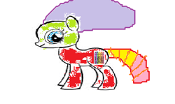 Size: 429x255 | Tagged: safe, oc, oc only, earth pony, pony, 1000 hours in ms paint, ms paint, parody, quality, shitty coloring, stylistic suck, wat