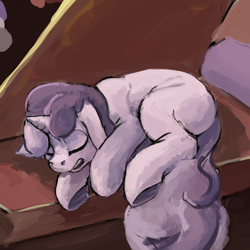 Size: 1280x1279 | Tagged: safe, artist:erijt, sweetie belle, pony, unicorn, female, filly, sleeping, solo