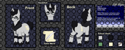 Size: 2000x800 | Tagged: safe, artist:hetaloid, derpibooru import, oc, oc only, pony, unicorn, glasses, reference sheet