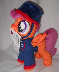 Size: 1119x1364 | Tagged: safe, artist:mlpt-fan, scootaloo, irl, photo, plushie, scootagram, telegram