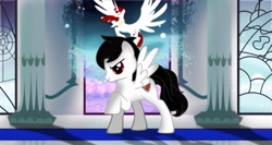 Size: 960x511 | Tagged: safe, artist:takeo, derpibooru import, oc, oc only, oc:fausticorn, heart, lauren faust