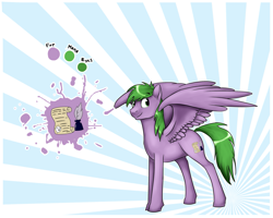 Size: 2501x2001 | Tagged: safe, artist:pechenyuha, derpibooru import, spike, ponified, solo, species swap