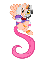 Size: 1073x1449 | Tagged: safe, artist:serhalu, alicorn, pony, king candy, ponified, solo, sugar rush, turbo, turbo-tastic, wreck-it ralph