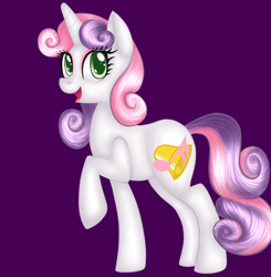 Size: 1024x1045 | Tagged: safe, artist:goldenchamomile, derpibooru import, sweetie belle, adult, older, solo