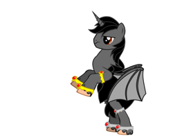 Size: 830x650 | Tagged: safe, derpibooru import, oc, oc only, bat pony, pony, undead, pony creator, elemental pony, solo