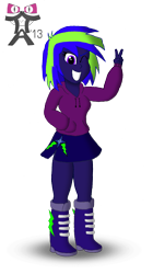 Size: 1273x2280 | Tagged: safe, artist:tofer18, derpibooru import, oc, oc only, oc:aurora borealis, equestria girls, solo