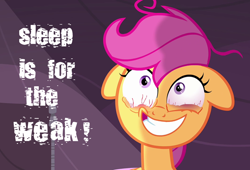 Size: 1024x695 | Tagged: safe, artist:boss hoss1, artist:boss-hoss1, screencap, scootaloo, reaction image, text