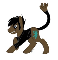 Size: 874x914 | Tagged: safe, artist:blairaptor, derpibooru import, kim possible, monkey fist, ponified