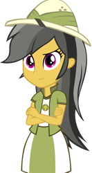 Size: 1000x1880 | Tagged: safe, artist:iamaquamarine, derpibooru import, daring do, equestria girls, equestria girls-ified, simple background, solo, transparent background, vector