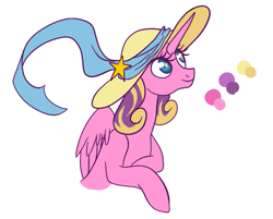 Size: 631x508 | Tagged: safe, artist:srsishere, princess skyla, alicorn, pony, hat, older