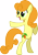 Size: 2953x4251 | Tagged: safe, artist:silentmatten, derpibooru import, carrot top, golden harvest, earth pony, pony, absurd resolution, background pony, bipedal, female, mare, pointing, simple background, solo, transparent background, vector