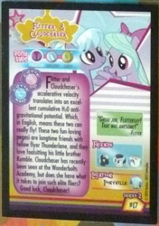 Size: 520x737 | Tagged: safe, cloudchaser, flitter, pegasus, pony, card, female, mare, trading card