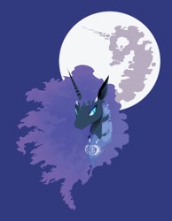 Size: 1280x1646 | Tagged: safe, artist:ceckraft, nightmare moon, alicorn, pony, female, horn, mare, moon, solo