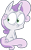 Size: 369x587 | Tagged: safe, artist:dinnerjoe, derpibooru import, sweetie belle, nervous, simple background, sitting, solo, transparent background, vector