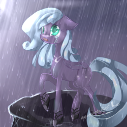 Size: 1000x1000 | Tagged: safe, artist:aquagalaxy, oc, oc only, pony, rain