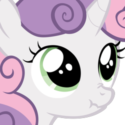 Size: 4000x4000 | Tagged: safe, derpibooru import, sweetie belle, close-up, scrunchy face, simple background, solo, transparent background, vector