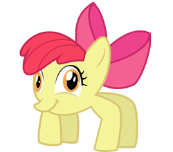 Size: 3468x3058 | Tagged: safe, artist:rainbowb4sh, derpibooru import, apple bloom, crab pony, simple background, solo, transparent background, vector