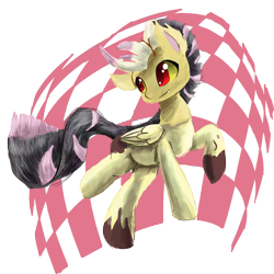 Size: 4013x4006 | Tagged: safe, artist:owlvortex, derpibooru import, oc, oc only, hybrid, absurd resolution, interspecies offspring, offspring, parent:discord, parent:fluttershy, parents:discoshy, solo, unnamed oc