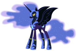 Size: 6000x4000 | Tagged: safe, artist:90sigma, nightmare moon, absurd resolution, shadowbolts, simple background, transparent background